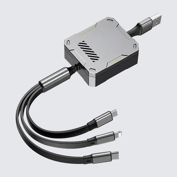 Fast Charging Retractable Cable